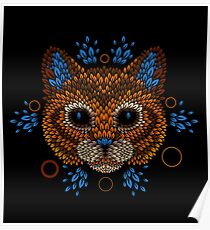 Cat Face Poster