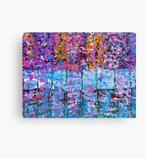 SPRING TREES IN THE WOODS Canvas Print