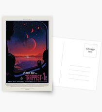NASA Space Tourism Posters: Trappist 1 Postkarten