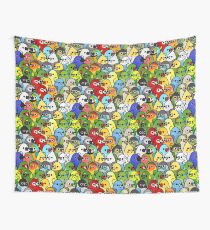 Too Many Birds! Bird Squad 1 Wall Tapestry
