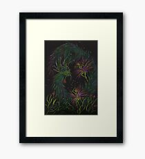 and all this time we thought it was the deer... Framed Print