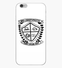Bad Creepypasta COA (B&W) iPhone Case
