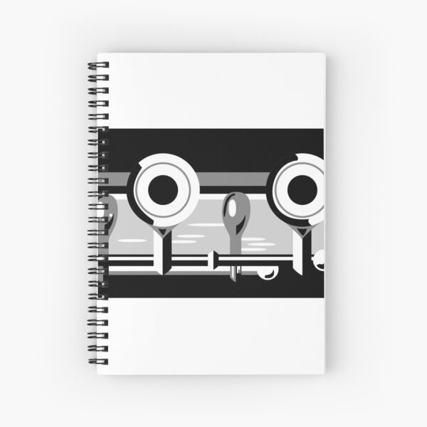 Flute Keys Spiral Notebook