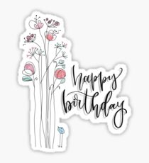 Happy Birthday Sticker