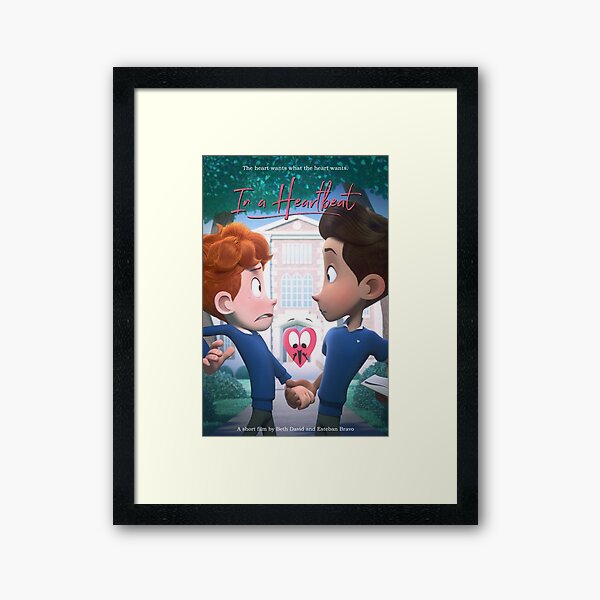 In a Heartbeat - Official Film Poster Framed Art Print