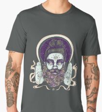 Flower Beard || Psychedelic Illustration by Chrysta Kay Men's Premium T-Shirt