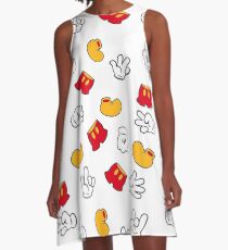 Gloves, Pants, and Shoes A-Line Dress