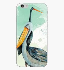 Percy the Pelican hangs out with friends iPhone Case