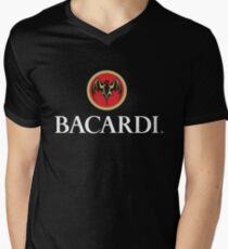 BACARDI Men's V-Neck T-Shirt
