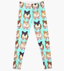 Corgi Bottom Fashion- Butt, booty, fluffy and cute Leggings