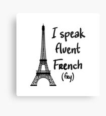 Fluent French Metal Print
