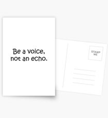 Be a Voice! Postcards