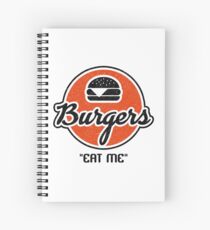 Basket Burgers Spiral Notebook