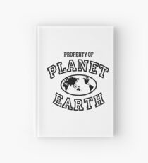 Property of Planet Earth Hardcover Journal