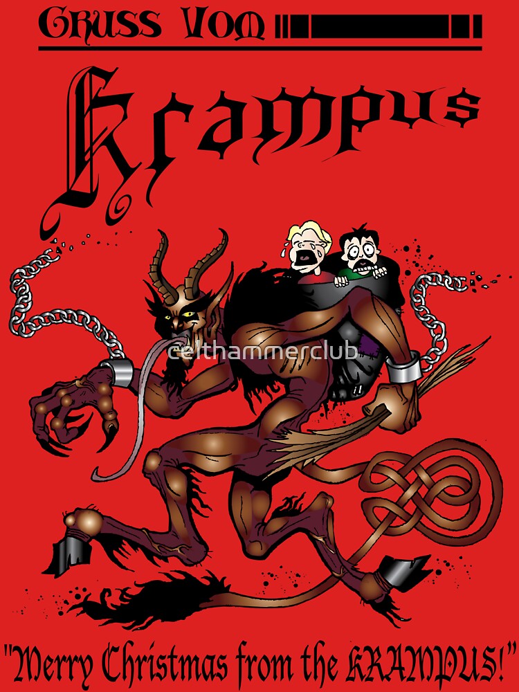 merry krampus t shirt