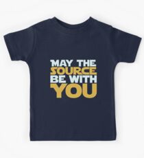 May The Source Be With You Kids Tee