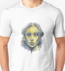 Watercolor Face Unisex T-Shirt