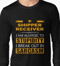 SHIPPER RECEIVER - SARCASM TEES AND HOODIE Long Sleeve T-Shirt