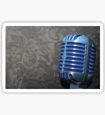 Retro microphone Sticker
