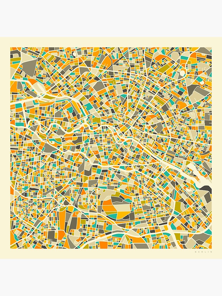 BERLIN MAP by JazzberryBlue