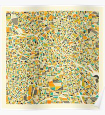 BERLIN MAP Poster
