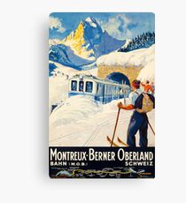 Montreux-Berner Oberland Schweiz Canvas Print