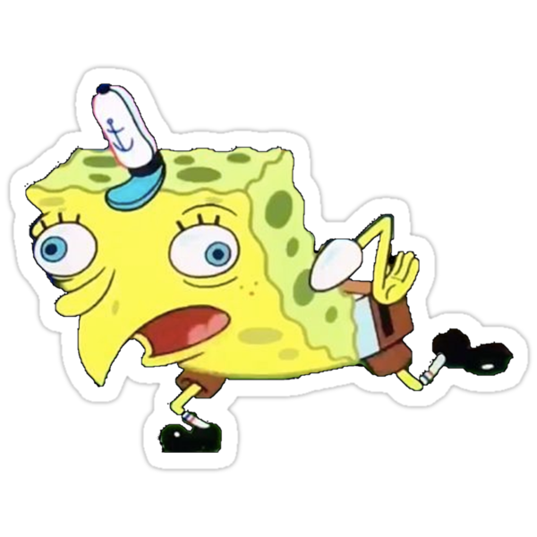  Spongebob  Mocking Stickers  by Jayesus Redbubble