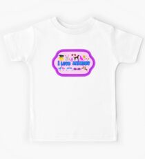 ❤↷I Love Animals-Animal Lovers↶❤ Kids Tee