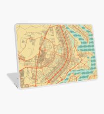 Brasilia Map Retro Laptop Skin