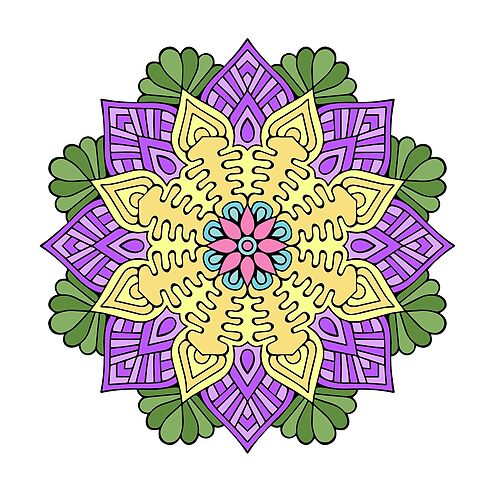 Floral Mandalas 139 (Style:23)