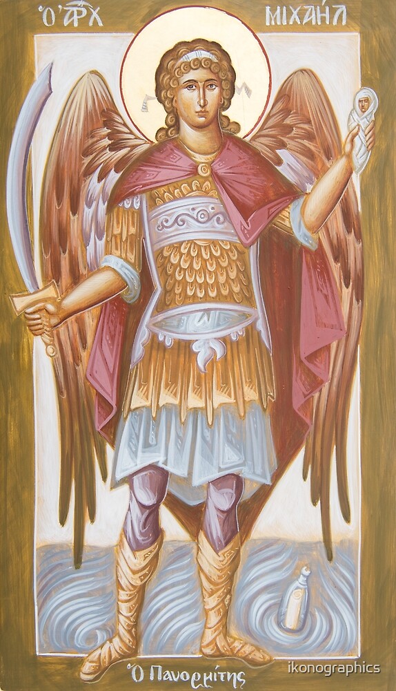 Archangel Michael Panormitis by ikonographics