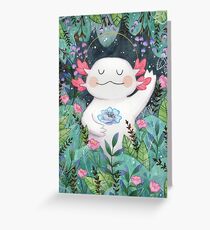 the flower guardian Greeting Card