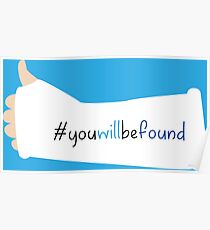 You Will Be Found Cast Dear Evan Hansen Poster