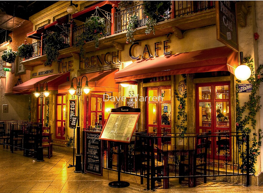 "The French Cafe" by Dave Warren | Redbubble