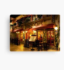 The French Cafe Canvas Print