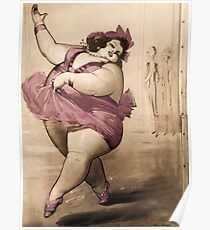 Circus Fat Lady Poster