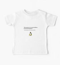 The Answer to Every Problem Involved Penguins Baby Tee