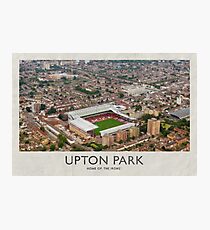 Vintage Football Grounds - Upton Park (West Ham United FC) Photographic Print