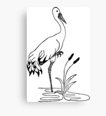 crane Canvas Print