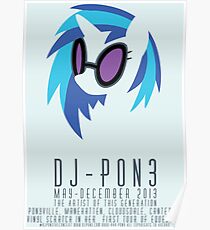 Vinyl Scratch Poster Poster