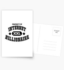 Internet Nillionaire Postcards