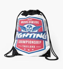 1991 Worldwide Fighting Championship Drawstring Bag