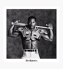 Bo Jackson Tee Photographic Print
