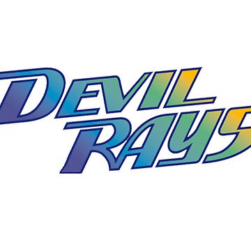 Tampa Bay Devil Rays Throwback Logo Vinyl Decal / Sticker 5 Sizes!!!