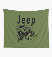 Jeep Off Road Wall Tapestry