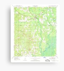 USGS TOPO Map Florida FL Ponce De Leon 348161 1948 24000 Canvas Print