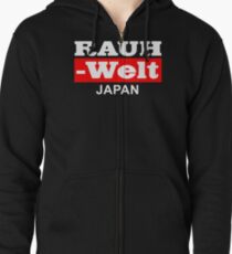 RAUH WELT : JAPAN RED Zipped Hoodie