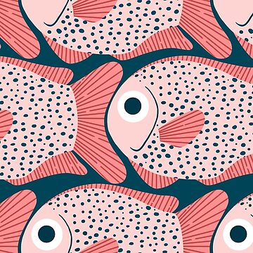 Artwork thumbnail, Fish pattern by lauragraves