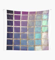 Color Chart Teal Wall Tapestry