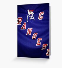 New York Rangers Greeting Card